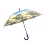 Automatyczna duża parasolka dziecięca z motywem czołgu