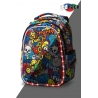 Swiecący plecak szkolny CoolPack LED Joy M 23 L Cartoon A20200 + ładowarka