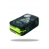 Potrójny piórnik z wyposażeniem Coolpack Jumper 3, Green Badges B67151