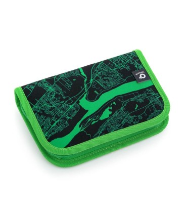 Jednokomorowy piórnik szkolny Topgal PENN 20014, MOTYW WOJSKOWY