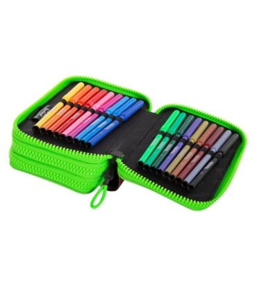 Potrójny piórnik z wyposażeniem Coolpack Jumper 3 MOTYW GRY C67199