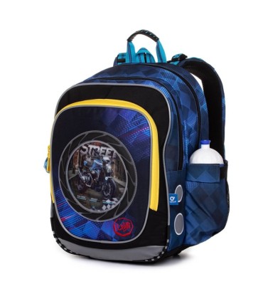 Plecak dwukomorowy dla chłopca Topgal ENDY 20013 + wymienne obrazki