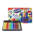 Grube kredki ołówkowe 26 kolorów Bambino + gratis, metalowe opakowanie