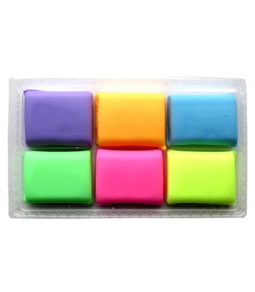 Modelina szkolna fluorescencyjna Astra 6 kolorów