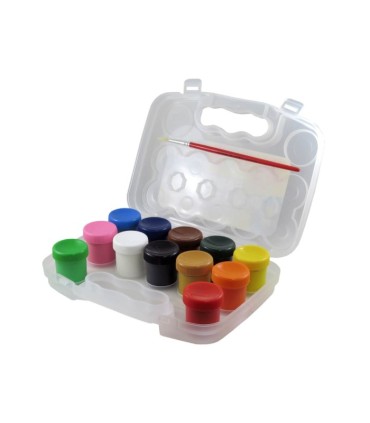 Farby plakatowe Astra w walizce 12 kolorów 20ml