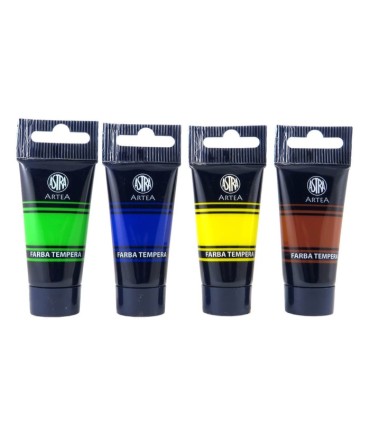 Farby tempera Astra ARTEA 12 kolorów tuba 20ml