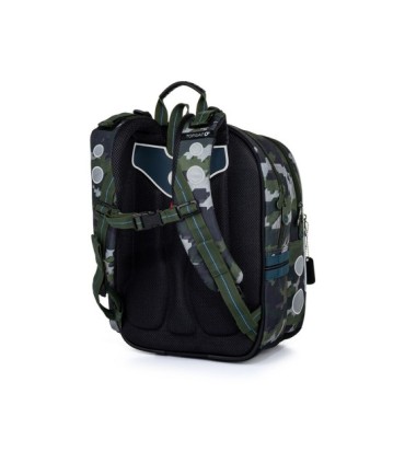 Plecak dwukomorowy dla dziewczynki Topgal ENDY 21016 WOJSKOWY MINECRAFT