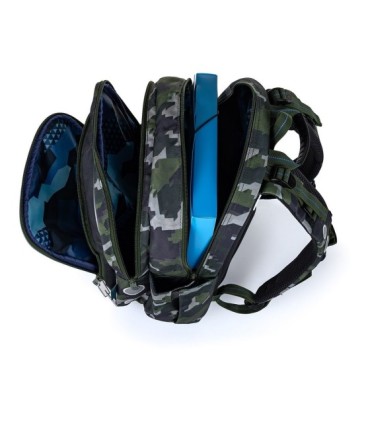 Plecak dwukomorowy dla dziewczynki Topgal ENDY 21016 WOJSKOWY MINECRAFT