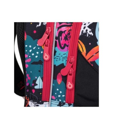 Plecak trzykomorowy dla dziewczynki Topgal COCO 21006 G KWIATY