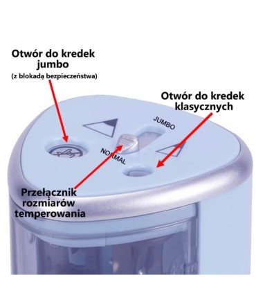 Temperówka elektryczna automatyczna podwójna Kidea