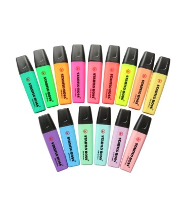 Zakreślacz Stabilo Boss Zestaw 15 kolorów w etui