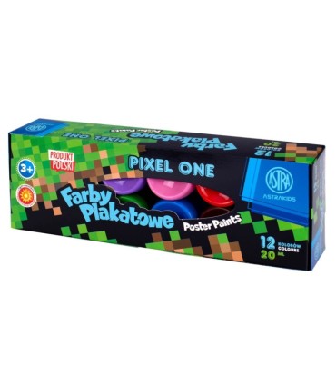 Farby plakatowe Pixel One Astra 12 kolorów