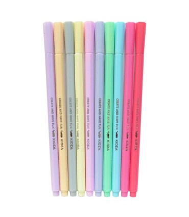 Pastelowe pisaki Kidea 10 kolorów