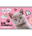 Blok rysunkowy 20 białych kartek A4 My Little Friend St.Majewski