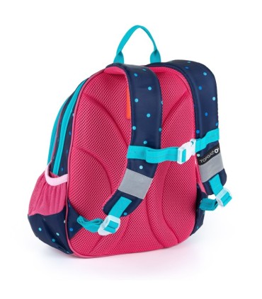 Plecak przedszkolny dla dziewczynki Topgal SISI 21023 G + puchata przywieszka