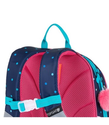 Plecak przedszkolny dla dziewczynki Topgal SISI 21023 G + puchata przywieszka