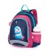 Plecak przedszkolny dla dziewczynki Topgal SISI 21023 G + puchata przywieszka