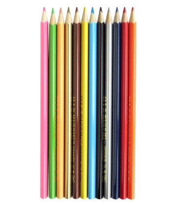 Kredki ołówkowe My Little Friend 12 kolorów St.Majewski