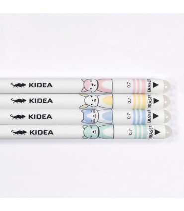 Długopis ścieralny żelowy Zwierzaki Kidea