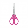 Nożyczki 13 cm z plastikowymi uchwytami Essentials Maped różowe