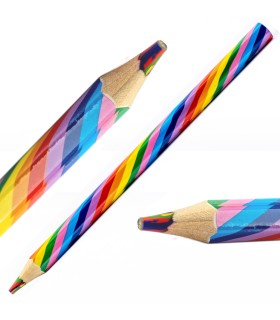 Gruba kredka tęczowa wielokolorowa STRIGO