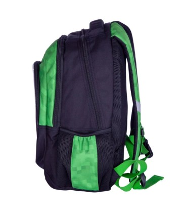 Plecak szkolny trzykomorowy Astra Minecraft Alex & Steven