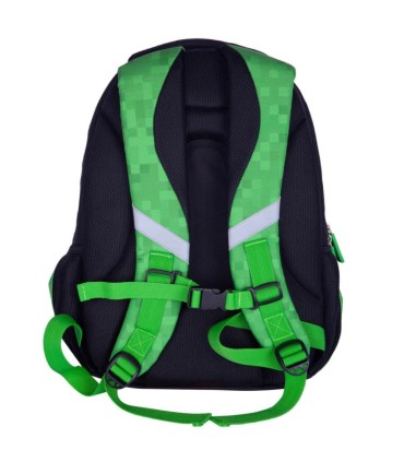 Plecak szkolny trzykomorowy Astra Minecraft Alex & Steven