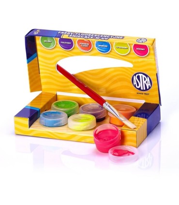 Farby fluorescencyjne 6 kolorów ASTRA