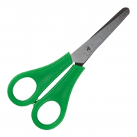Nożyczki szkolne dla leworęcznych zielone ASTRA