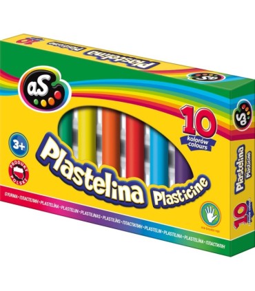 Plastelina 10 kolorów AS Astra