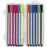 Flamastry heksagonalne 12 kolorów w plastikowym pudełku ASTRA