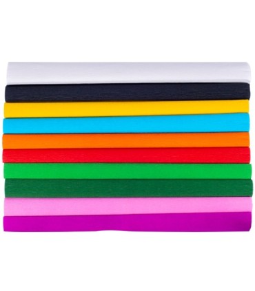 Astra bibuła marszczona krepina 20 kolorów, 25x200 cm