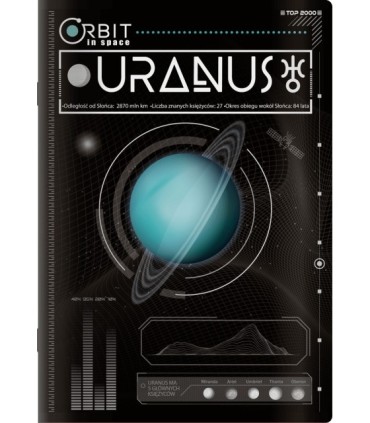 10 x ZESZYT TOP 2000 MŁODY NAUKOWIEC A5 60 KARTEK, 120 STRON KRATKA Z MARGINESEM