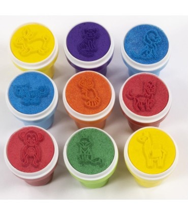 Stempelki / pieczątki ozdobne zwierzątka KIDEA - 9 szt