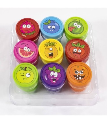 Zapachowe stempelki / pieczątki ozdobne owoce KIDEA - 9 szt