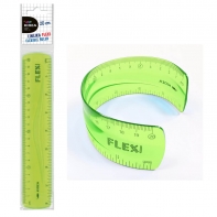 Linijka elastyczna FLEXI zielona 20 cm KIDEA