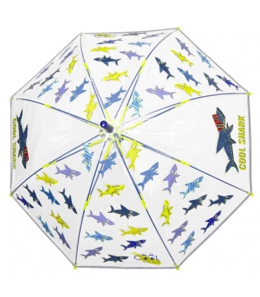 Parasolka dziecięca z odblaskową lamówką Perletti SHARK rekin