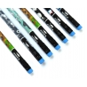 Ołówki grafitowe HB grube trójkątne z gumkami i nadrukami KIDEA - 7 sztuk