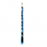 Ołówki grafitowe HB grube trójkątne z gumkami i nadrukami KIDEA - 28 sztuk