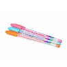 Żelowe długopisy zapachowe KIDEA - 6 fluorescencyjnych kolorów