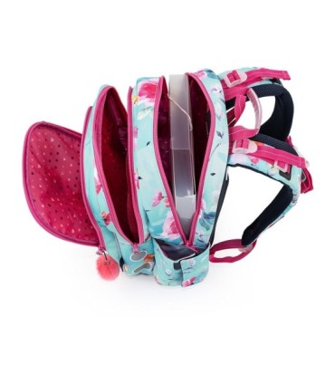  Plecak dwukomorowy dla dziewczynki Topgal ENDY 21002 PAPUGA