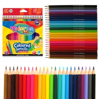 Kredki ołówkowe heksagonalne 24 kolory Colorino