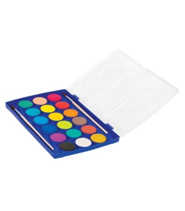 Farby akwarelowe Colorino 18 kolorów + pędzelek