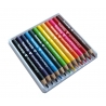 Mini kredki ołówkowe DREWNIANE Colorino dla najmłodszych - 12 kolorów