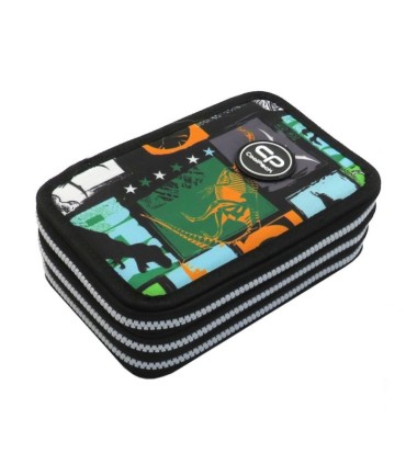 PIÓRNIK POTRÓJNY Z WYPOSAŻENIEM COOLPACK JUMPER 3 JURASSIC