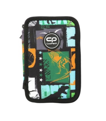 PIÓRNIK POTRÓJNY Z WYPOSAŻENIEM COOLPACK JUMPER 3 JURASSIC