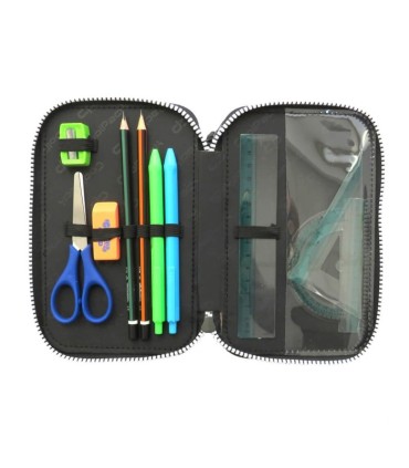 PIÓRNIK POTRÓJNY Z WYPOSAŻENIEM COOLPACK JUMPER 3 JURASSIC