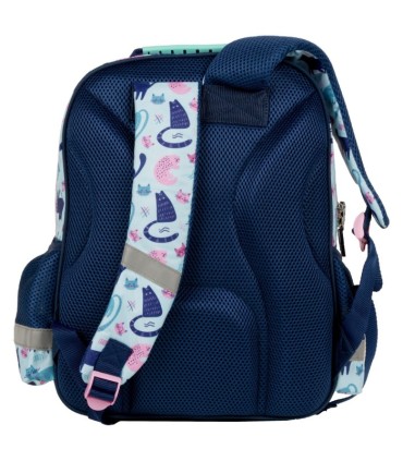 Plecak szkolny dwukomorowy Derform Cleo&Frank kotki