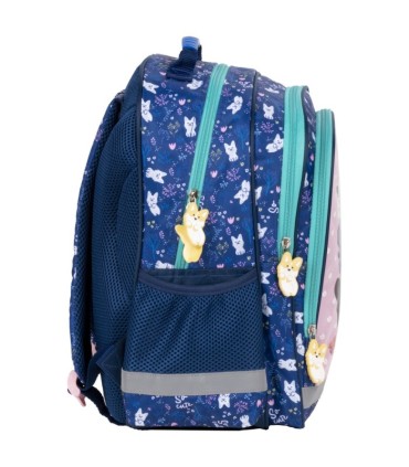 Plecak szkolny dwukomorowy Derform Cleo&Frank pieski