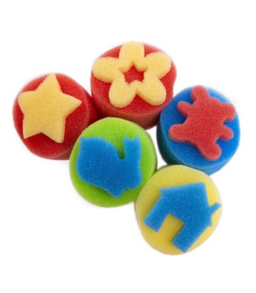 Zestaw farb i stempli Kidea - 11 elementów